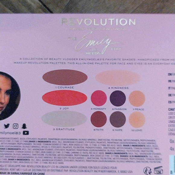 3/$20 NWT Makeup Revolution London The Emily Edit The Needs face & eyes … - Picture 4 of 6